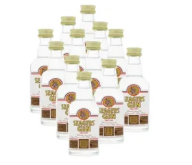 Kit 12 Miniatura Gin Seagers 50 ml