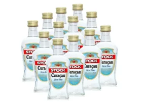 Kit 12 Miniatura Licor Stock Curaçau  50 ml