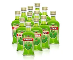 Kit 12 Miniatura Licor Stock Kiwi 50 ml