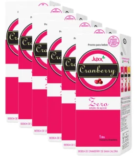 6 Suco Juxx Cranberry Zero