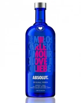 Vodka Absolut Drop Eoy LOVE 1L - Edição Limitada