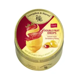 Bala Limão Siciliano Com Recheio De Morango Cavendish & Harvey Lata 175g