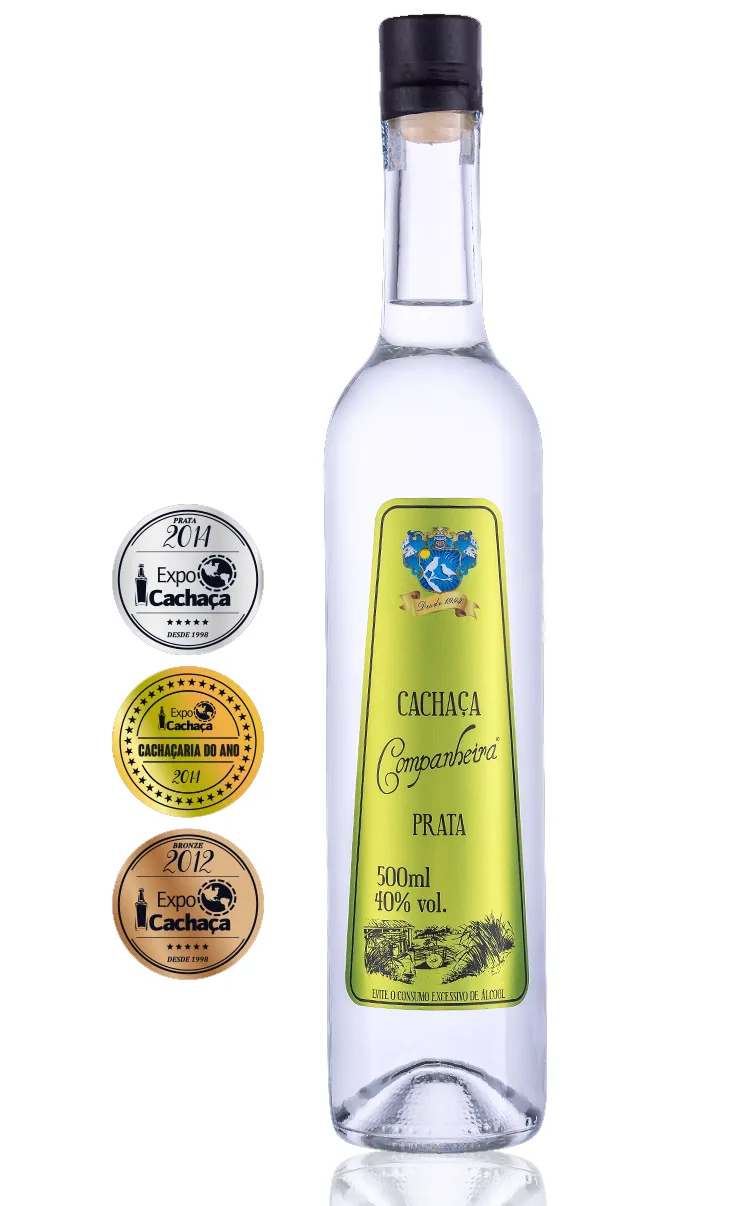 Cachaça Companheira Prata Exportação 500 ml Cachaça Companheira Prata Exportação 500 ml