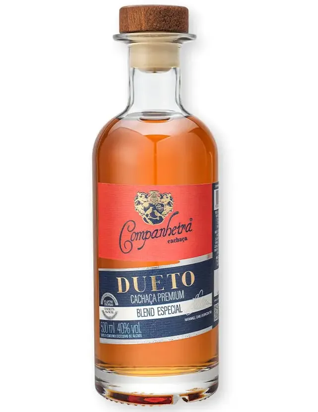 Cachaca Companheira Premium Dueto 500ml Cachaca Companheira Premium Dueto 500ml