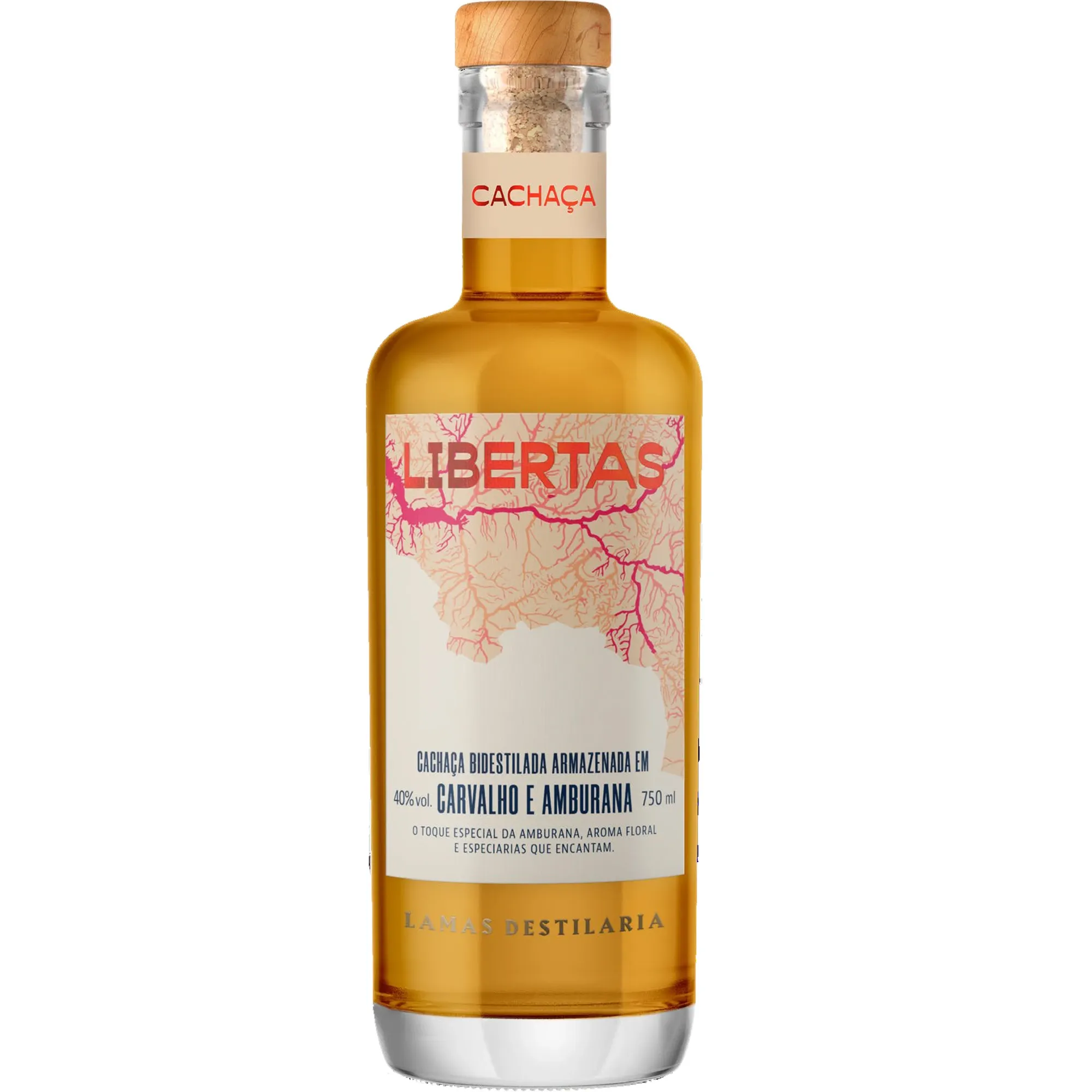 Cachaca Lamas Libertas Carvalho E Amburana 750ml Cachaca Lamas Libertas Carvalho E Amburana 750ml