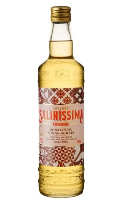 Cachaça Saliníssima Amburana 750ml Cachaça Saliníssima Amburana 750ml
