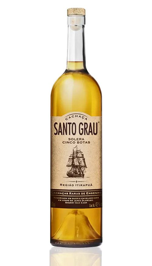 Cachaça Santo Grau Solera Cinco Botas 750 ml Cachaça Santo Grau Solera Cinco Botas 750 ml