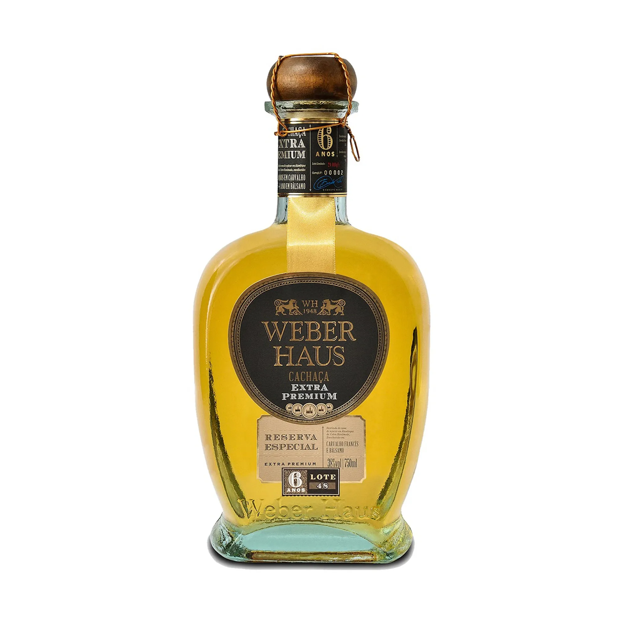 Cachaça Weber Haus Extra Premium 6 Anos 750 ml Cachaça Weber Haus Extra Premium 6 Anos 750 ml