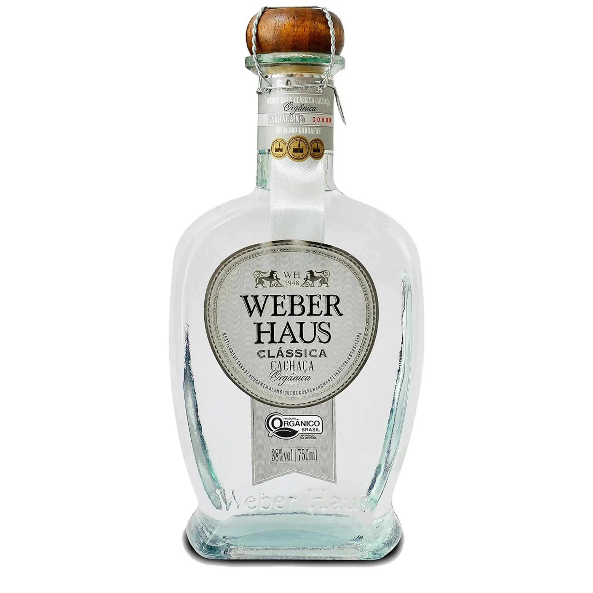Cachaça Weber Haus Prata Clássica Orgânica 750 ml Cachaça Weber Haus Prata Clássica Orgânica 750 ml
