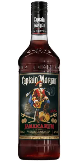 Rum Captain Morgan Black 1L