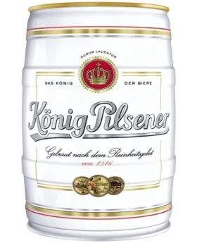 Cerveja König Pilsener em Barril 5 Litros