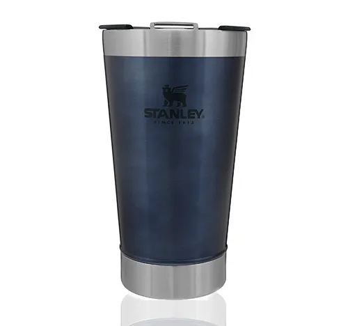 Copo Térmico Stanley Azul Com Tampa de Cerveja 473 ml Copo Térmico Stanley Azul Com Tampa de Cerveja 473 ml