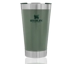 Copo Térmico Stanley Verde Com Tampa de Cerveja 473 ml