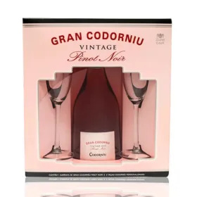 Espumante Cava Gran Codorníu Pinot Noir Brut c/ 2 Taças 750 ml