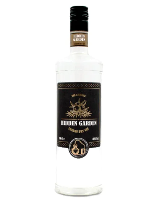 Gin Hidden Garden London Dry 1000ml - Itália Gin Hidden Garden London Dry 1000ml - Itália