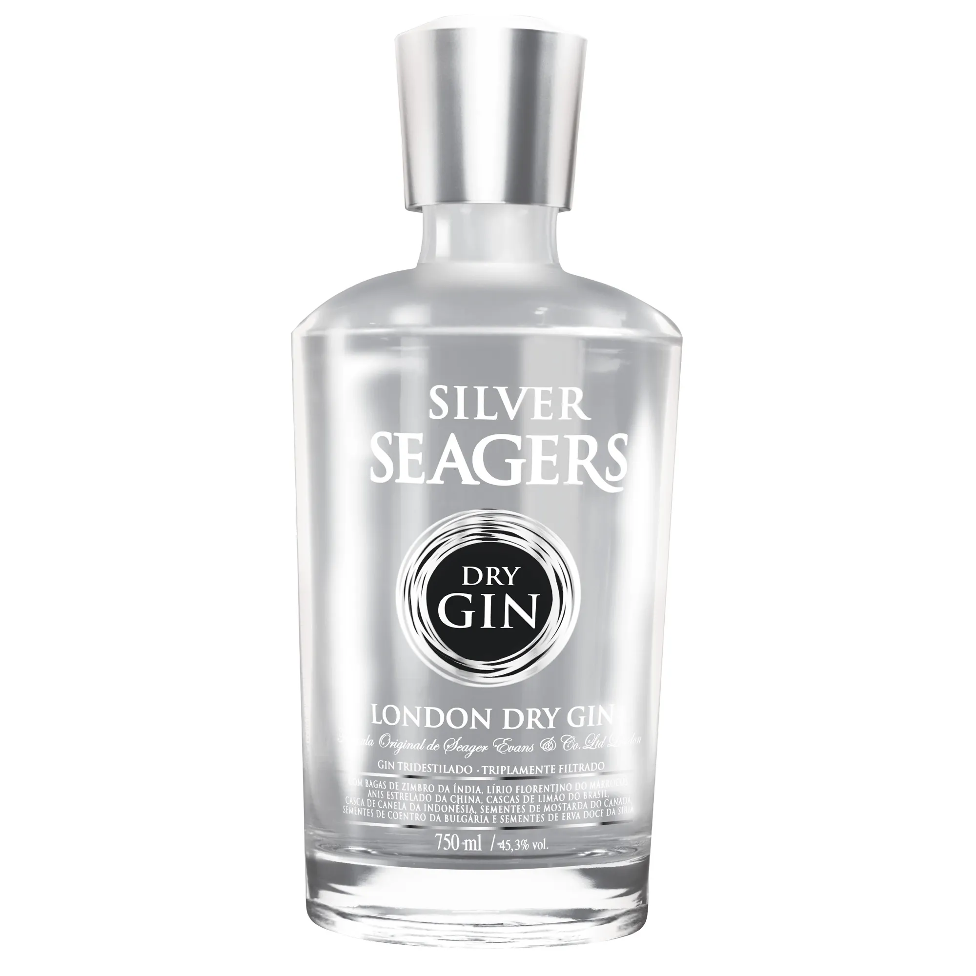 Gin Silver Seagers 750 ml Gin Silver Seagers 750 ml
