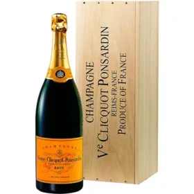 Jeroboam Veuve Clicquot Brut 3000 ml - Caixa de Madeira