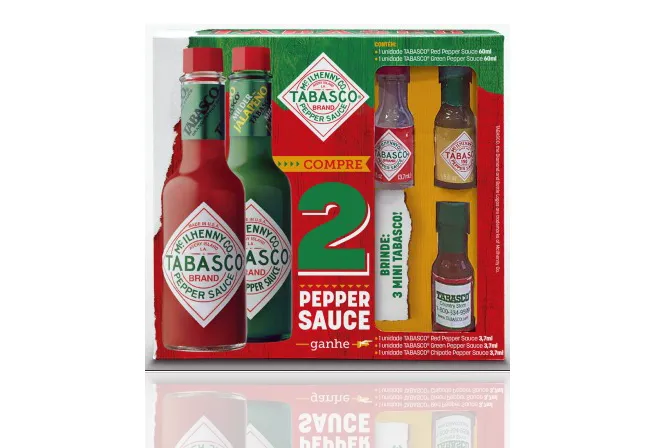Kit 2 Pimenta Tabasco + 3 Mini Kit 2 Pimenta Tabasco + 3 Mini