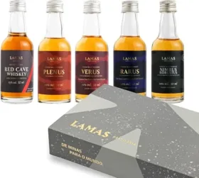 Kit 5 Miniatura Whisky Lamas  50ml