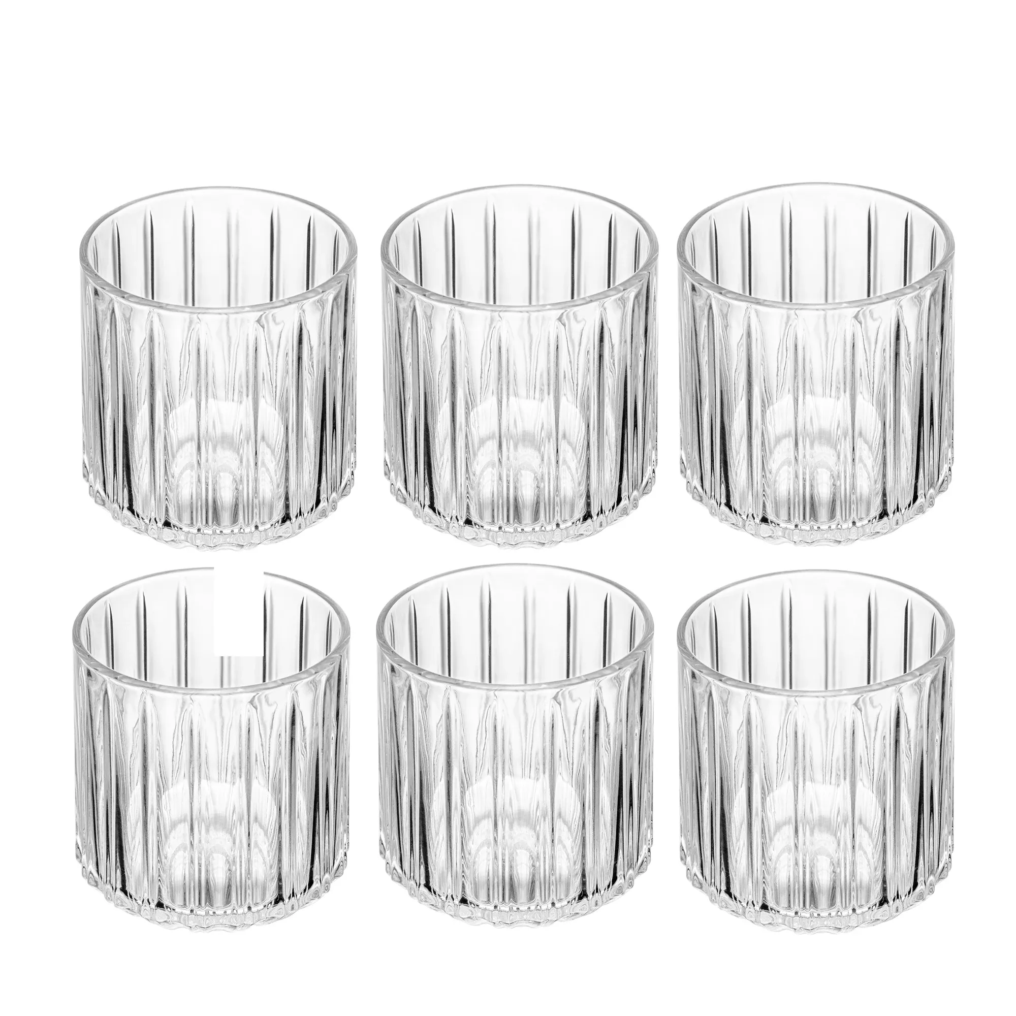 Kit 6 Copos Para Whisky De Vidro Bangkok 300ML Kit 6 Copos Para Whisky De Vidro Bangkok 300ML