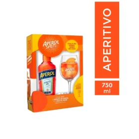 Kit Aperol 750 ml + Taça