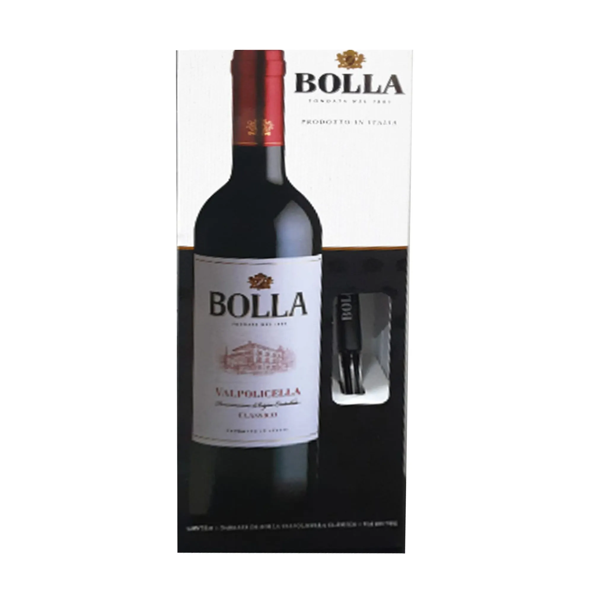 Kit Vinho Bolla Valpolicella Classico Com Saca Rolha 750ml Kit Vinho Bolla Valpolicella Classico Com Saca Rolha 750ml