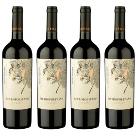 Kit 4x Vinho Metropolitano D.O. Valle Central Cabernet Sauvignon 750ml
