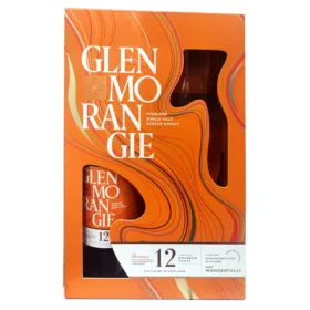 Kit Whisky Glenmorangie 12 Anos + 2 Copos