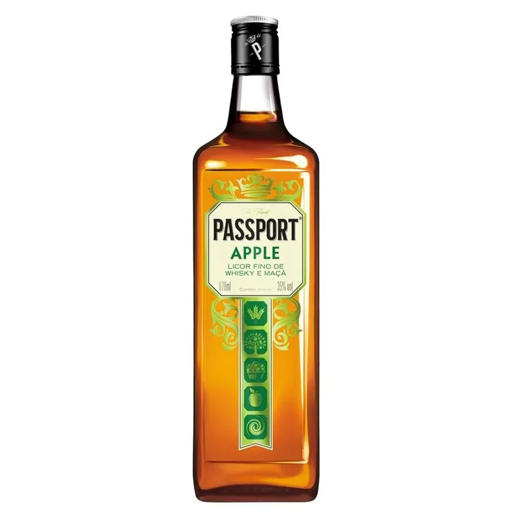 Licor De Whisky Passport Apple 670ml Licor De Whisky Passport Apple 670ml