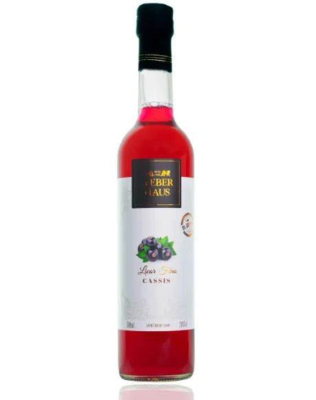 Licor Weber Haus de Cassis 500ml Licor Weber Haus de Cassis 500ml