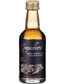 Miniatura Cachaça Companheira EXTRA PREMIUM 8 anos Carvalho 50 ml