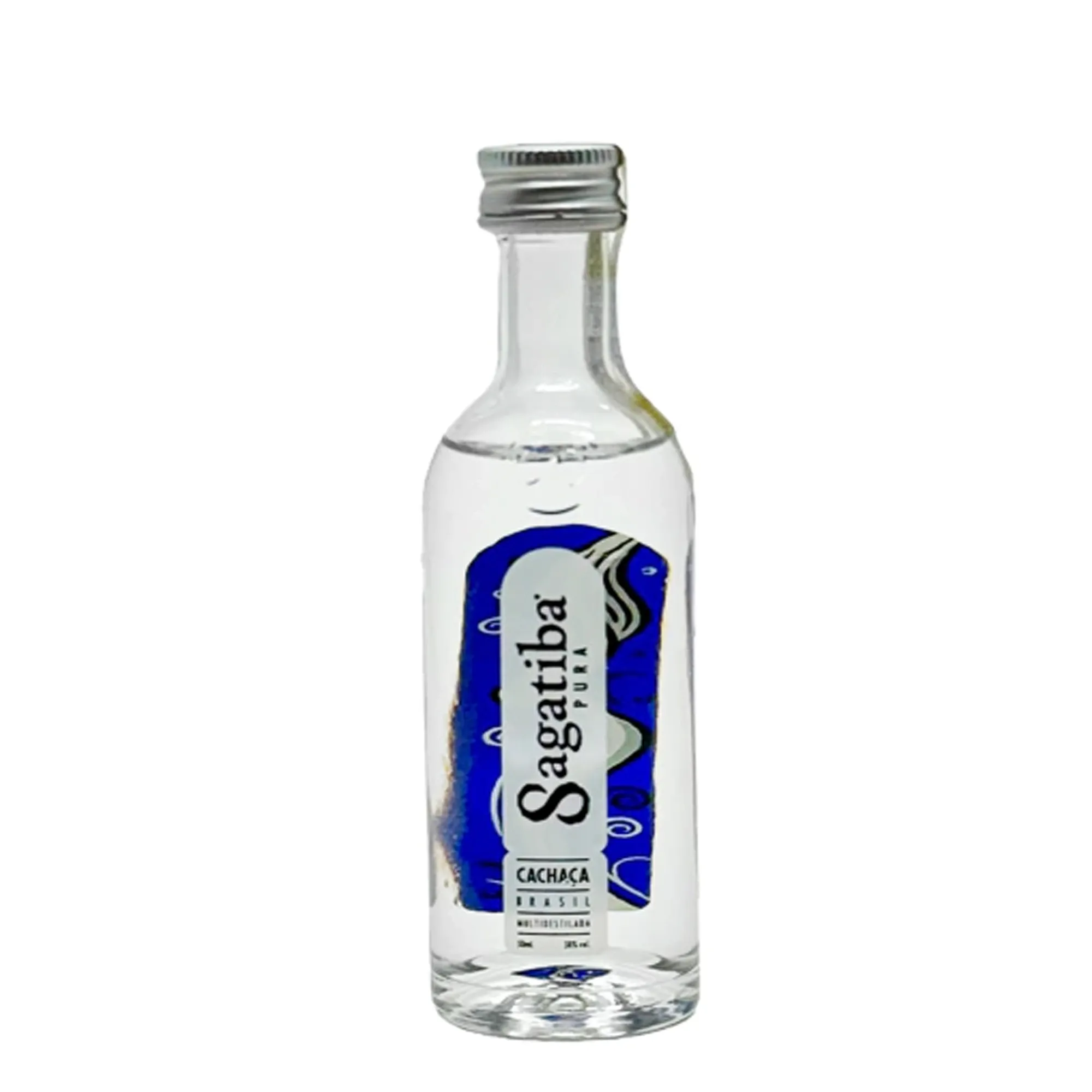 Miniatura Cachaca Sagatiba Pura 50ml Miniatura Cachaca Sagatiba Pura 50ml