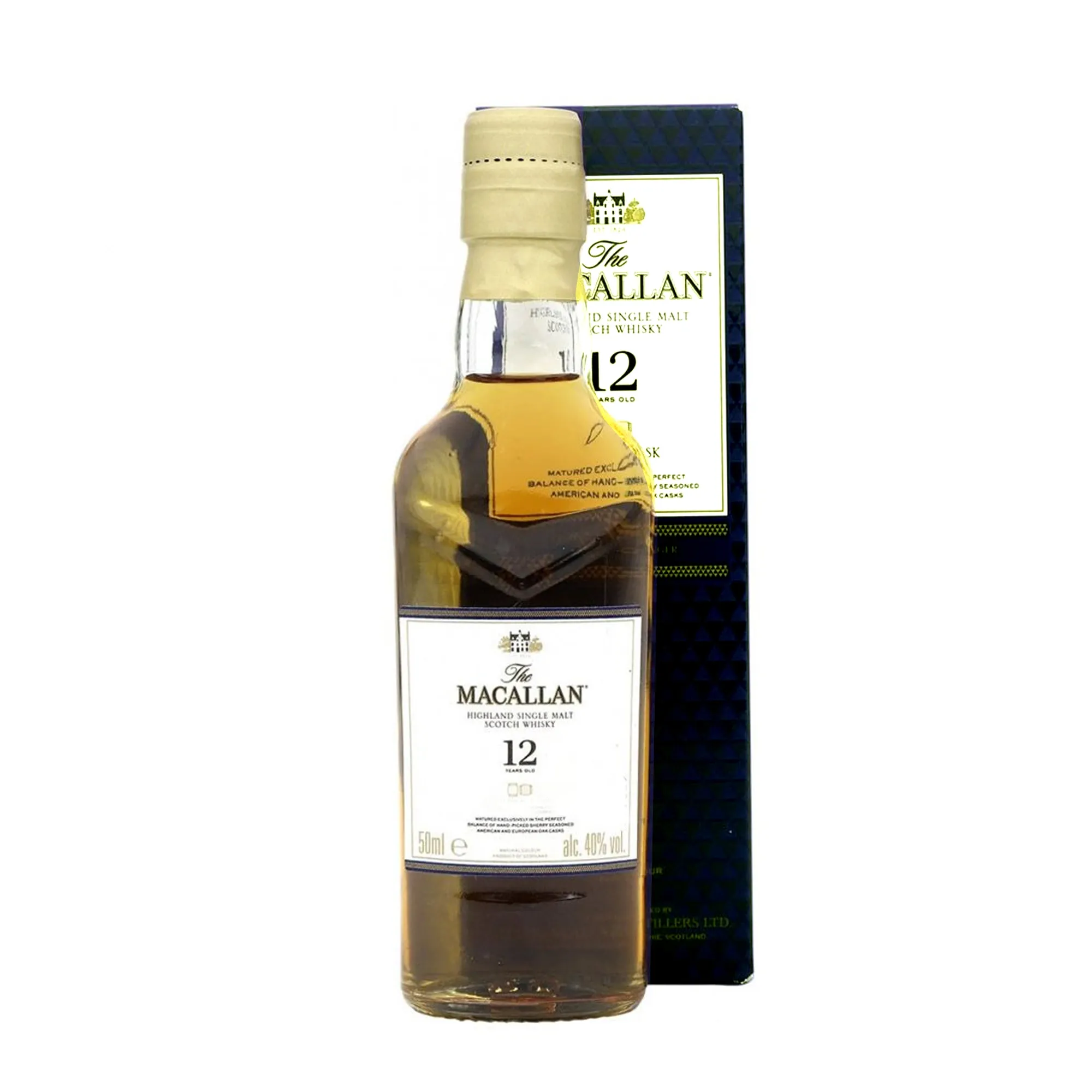 Miniatura Macallan Sherry Oak 12 Anos 50ml Miniatura Macallan Sherry Oak 12 Anos 50ml