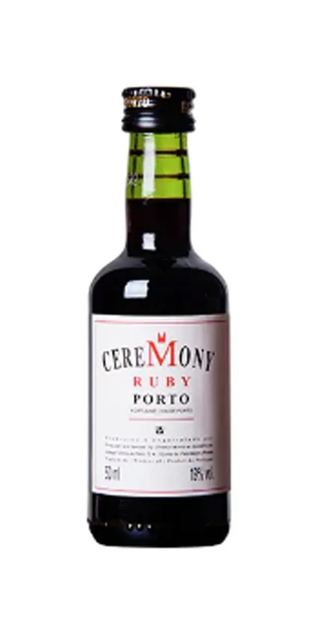Miniatura Vinho Porto Ceremony Ruby 50ml Miniatura Vinho Porto Ceremony Ruby 50ml