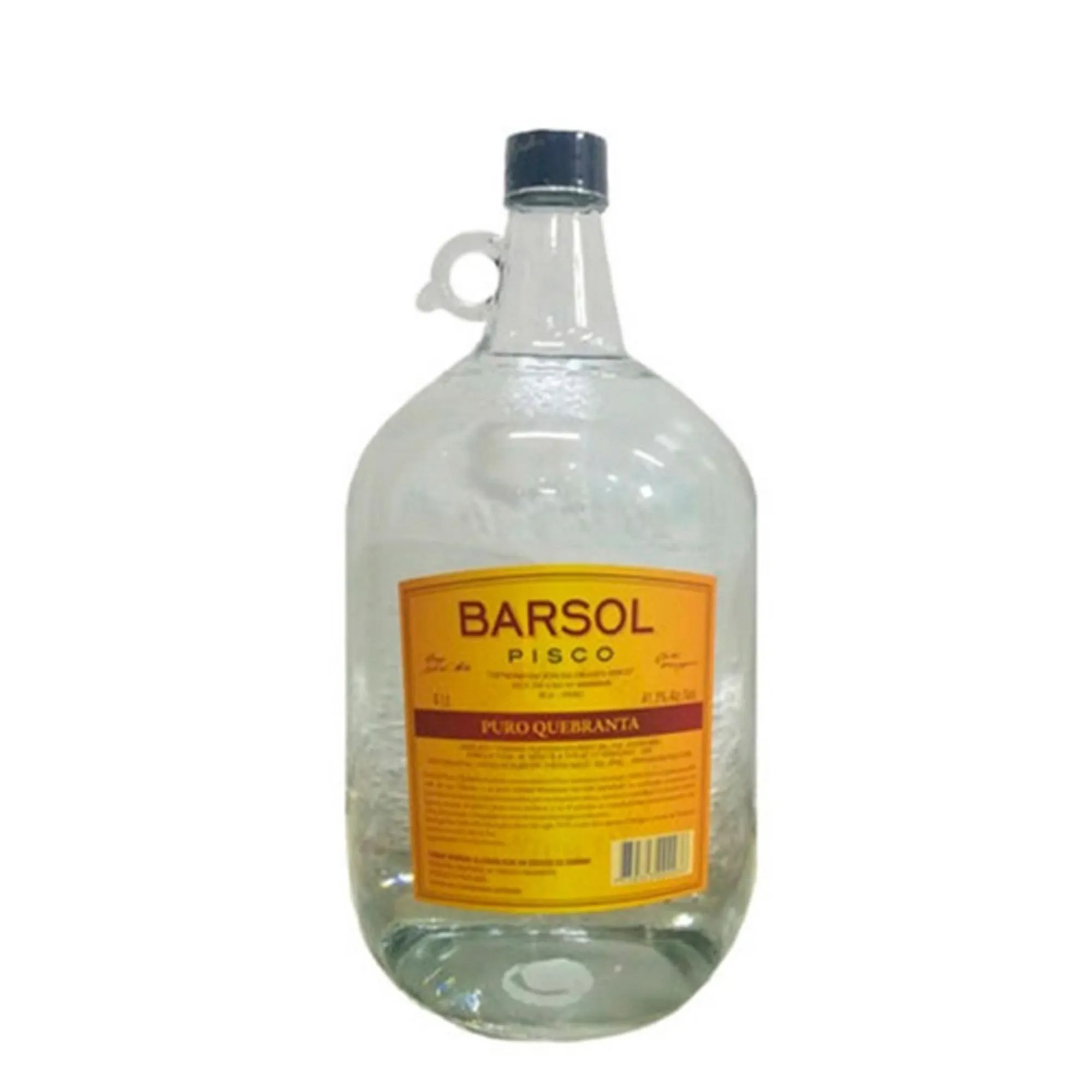 Pisco Barsol Puro Quebranta 4 L Pisco Barsol Puro Quebranta 4 L