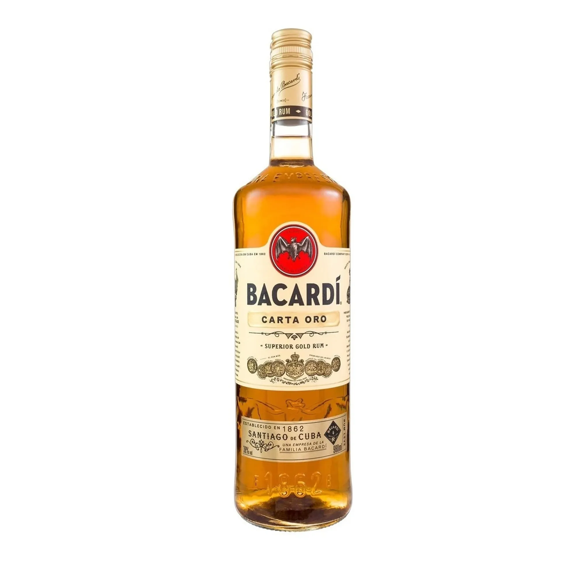 Rum Bacardi Carta Ouro 700ml Rum Bacardi Carta Ouro 700ml