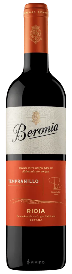 Vinho Beronia Tempranillo Rioja 750ml Vinho Beronia Tempranillo Rioja 750ml