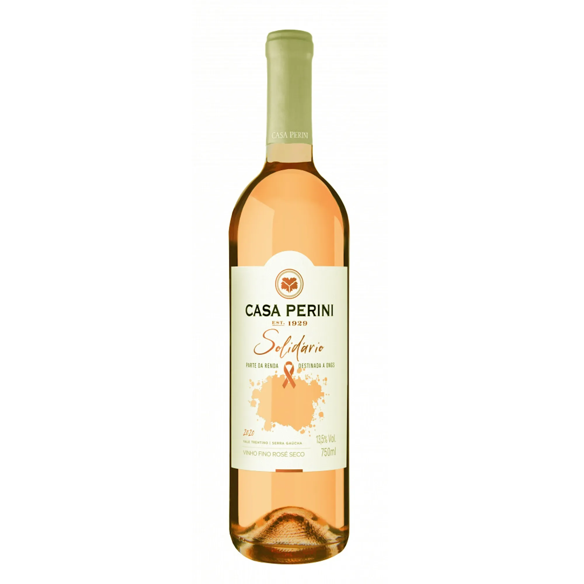 Vinho Casa Perini Rosé Solidário 750ml Vinho Casa Perini Rosé Solidário 750ml