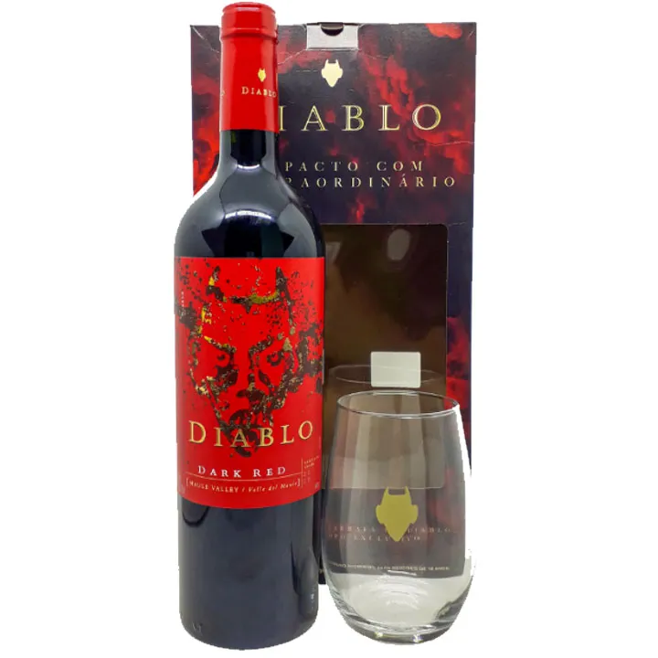 Vinho Casillero Del Diablo Dark Red + Copo Vinho Casillero Del Diablo Dark Red + Copo
