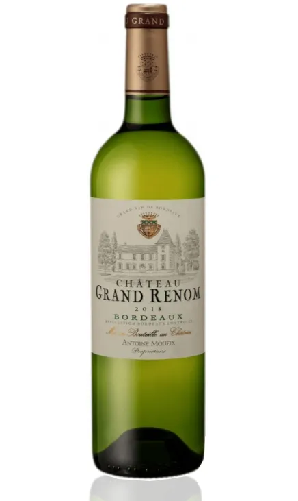 Vinho Château Grand Renom Bordeaux Blanc 750 ml Vinho Château Grand Renom Bordeaux Blanc 750 ml