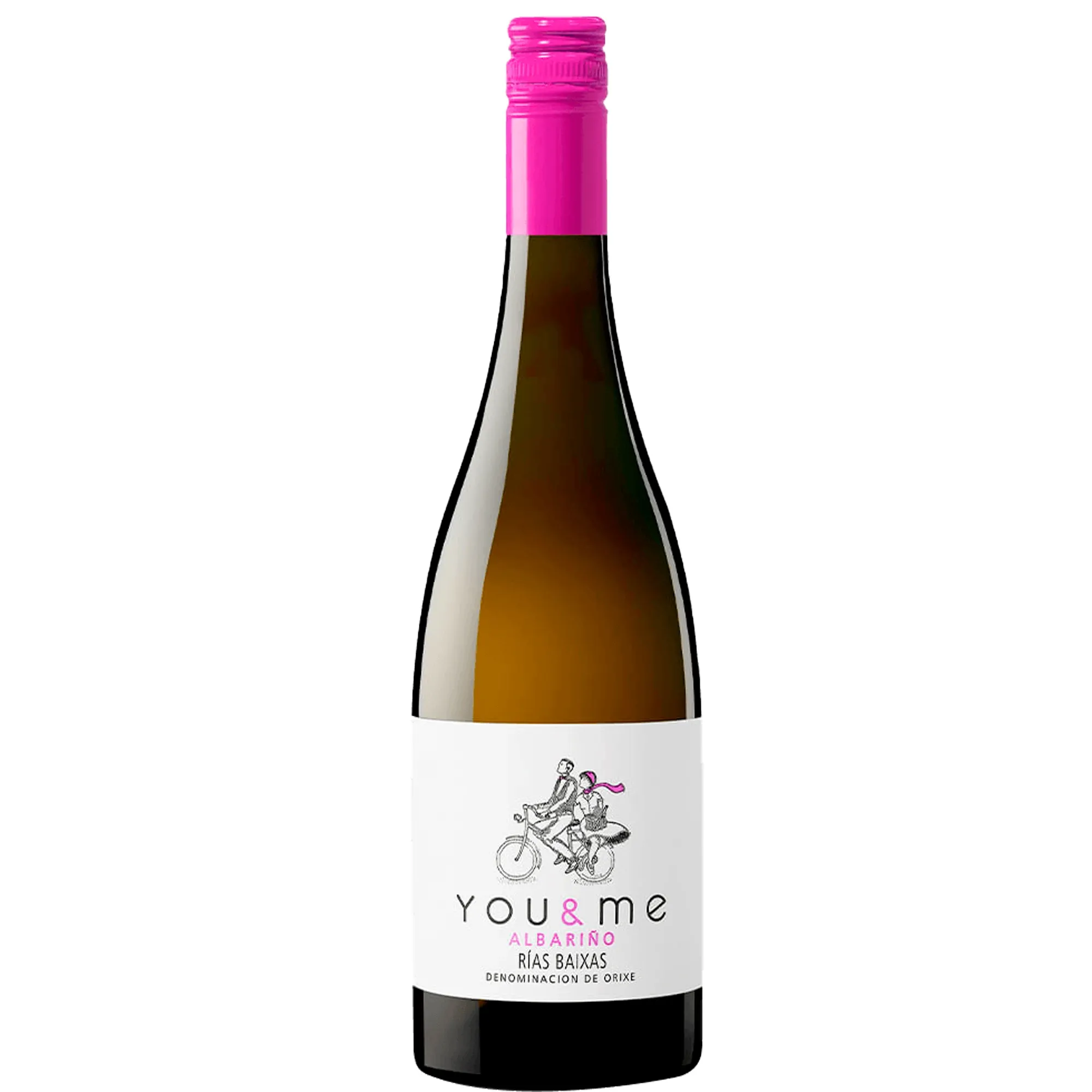 Vinho Fino Branco Seco You & Me Albarino 750ml Vinho Fino Branco Seco You & Me Albarino 750ml