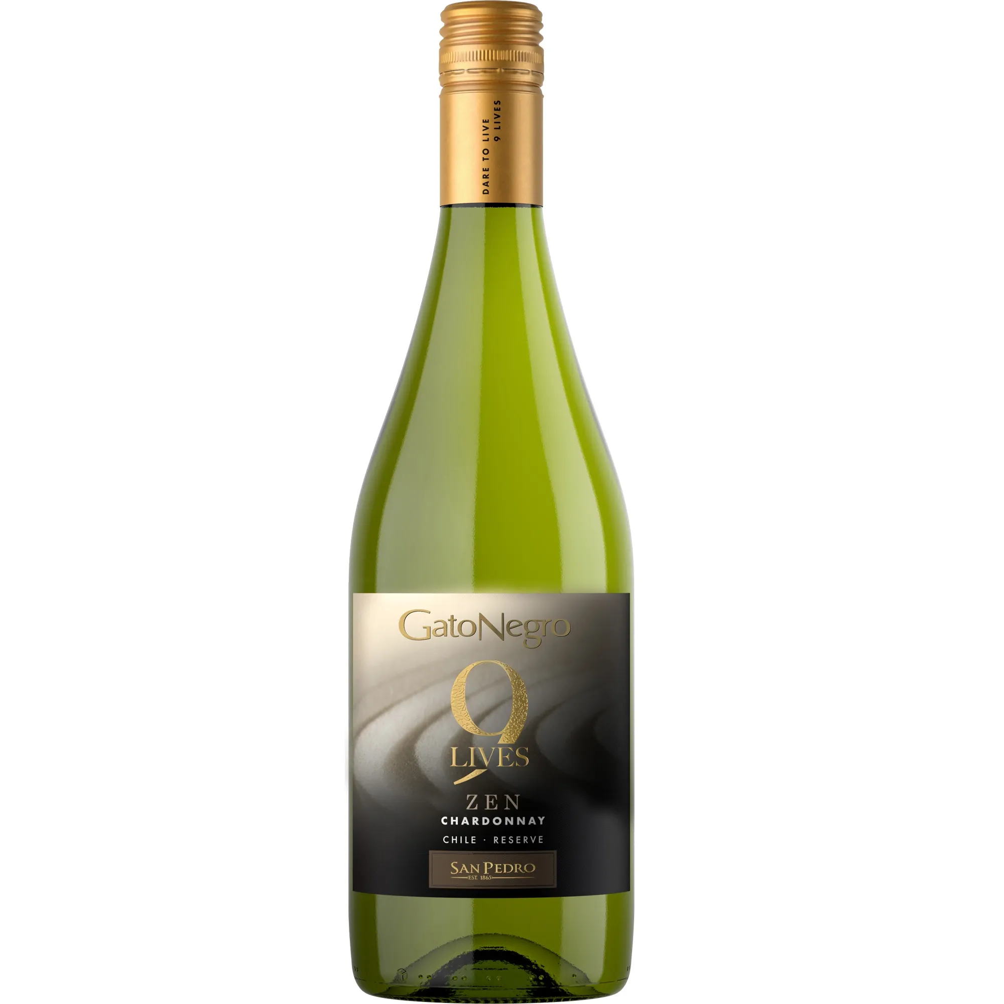 Vinho Gato Negro 9 Lives Chardonay 750 ml Vinho Gato Negro 9 Lives Chardonay 750 ml