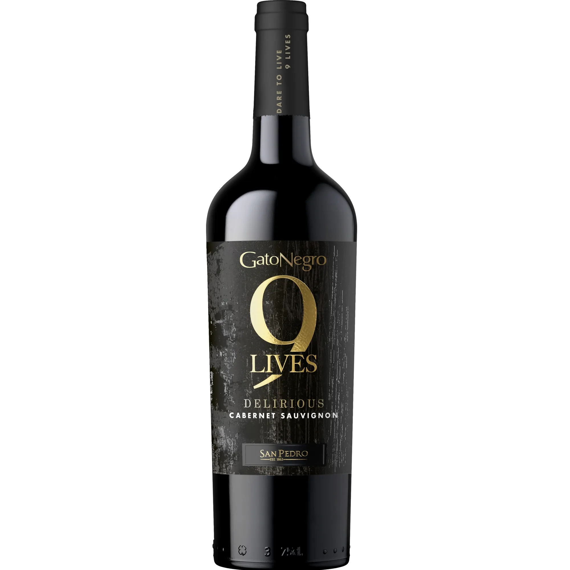 Vinho Gato Negro 9 Lives Reserva Cabernet Sauvignon 750ml Vinho Gato Negro 9 Lives Reserva Cabernet Sauvignon 750ml