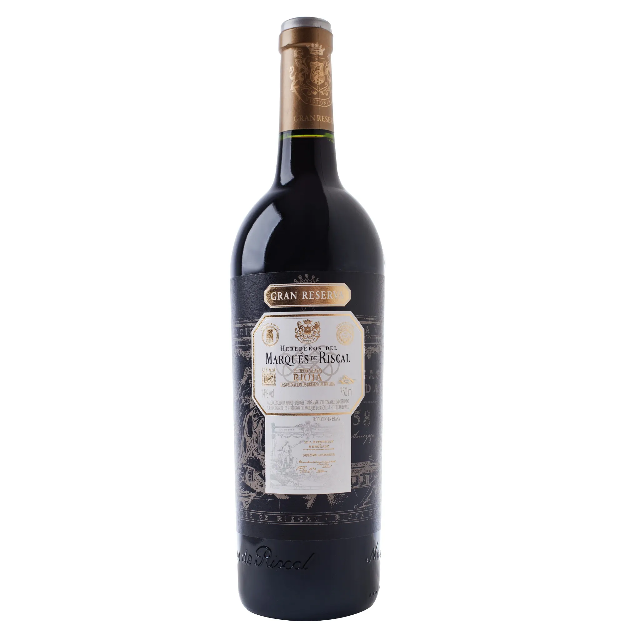 Vinho Marques de Riscal Gran Reserva 750ml Vinho Marques de Riscal Gran Reserva 750ml