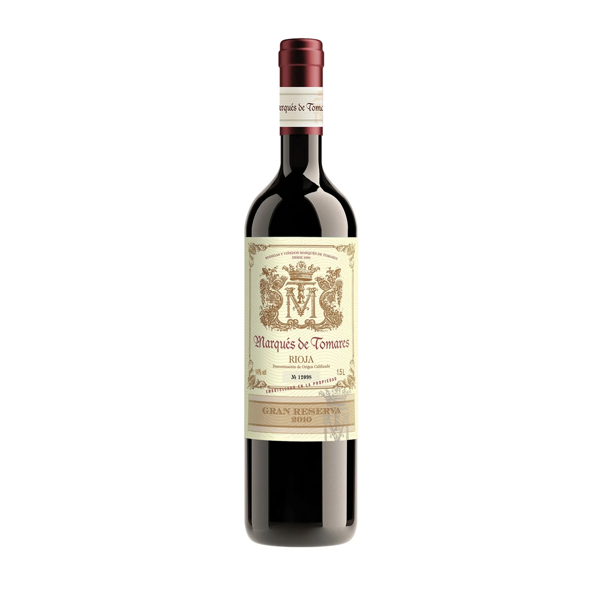 Vinho Marques de Tomares Gran Reserva 750ml Vinho Marques de Tomares Gran Reserva 750ml