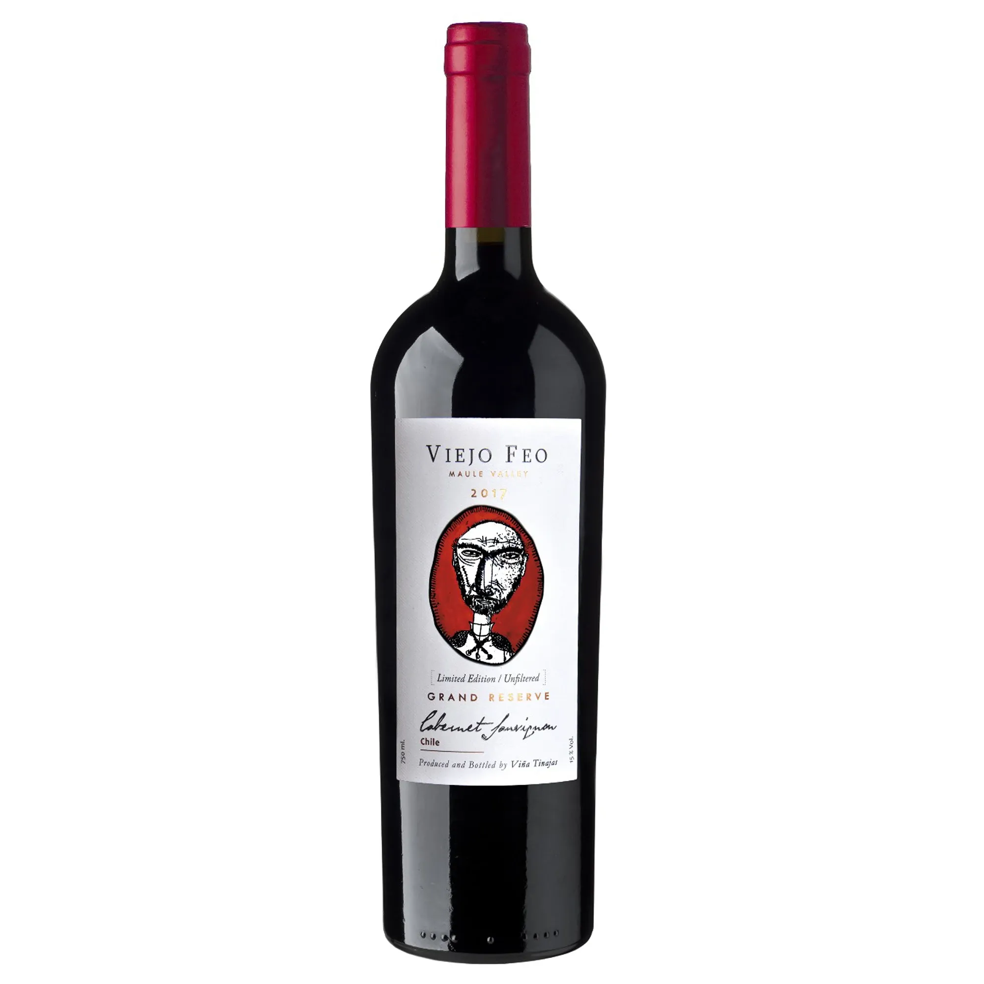 Vinho Viejo Feo Grand Reserve Cabernet Sauvignon 750ml Vinho Viejo Feo Grand Reserve Cabernet Sauvignon 750ml