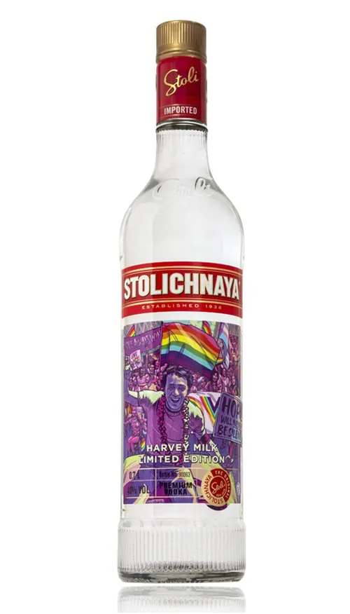 Vodka Stolichnaya Harvey Milk 1000 ml Vodka Stolichnaya Harvey Milk 1000 ml