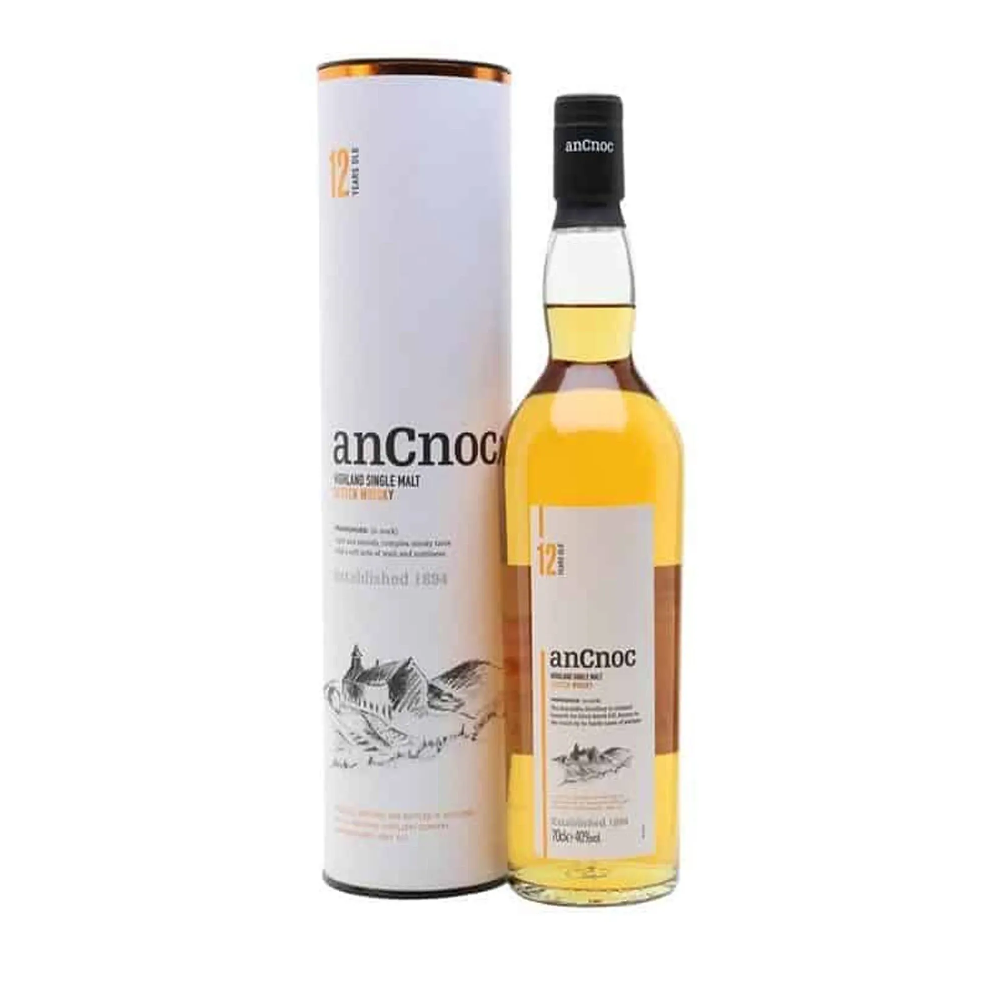 Whisky Ancnoc 12 Anos 700ml Whisky Ancnoc 12 Anos 700ml