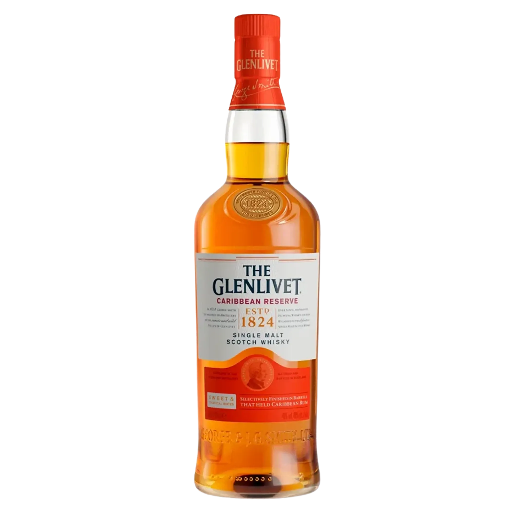 Whisky Glenlivet Caribbean Reserve Single Malt 750ml Whisky Glenlivet Caribbean Reserve Single Malt 750ml