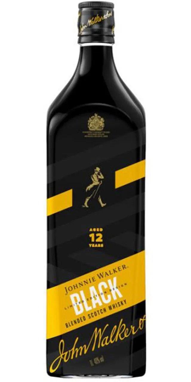 Whisky Johnnie Walker Black Label Edição Limitada 1L Whisky Johnnie Walker Black Label Edição Limitada 1L